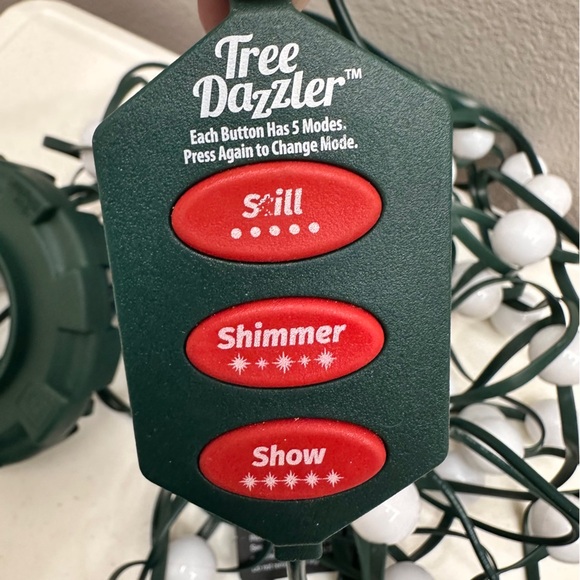 Christmas Lights Tree Dazzler LED Holiday Lights Multicolor Shimmer Still Show - Picture 2 of 13